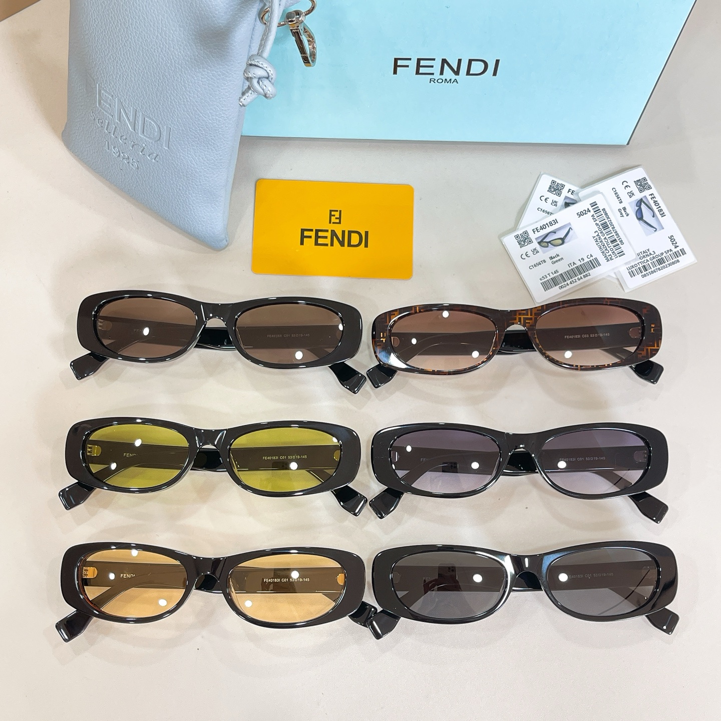 FEND*✨✨✨MODEL: FE40183I✨✨✨SIZE:53口19-145✨✨✨