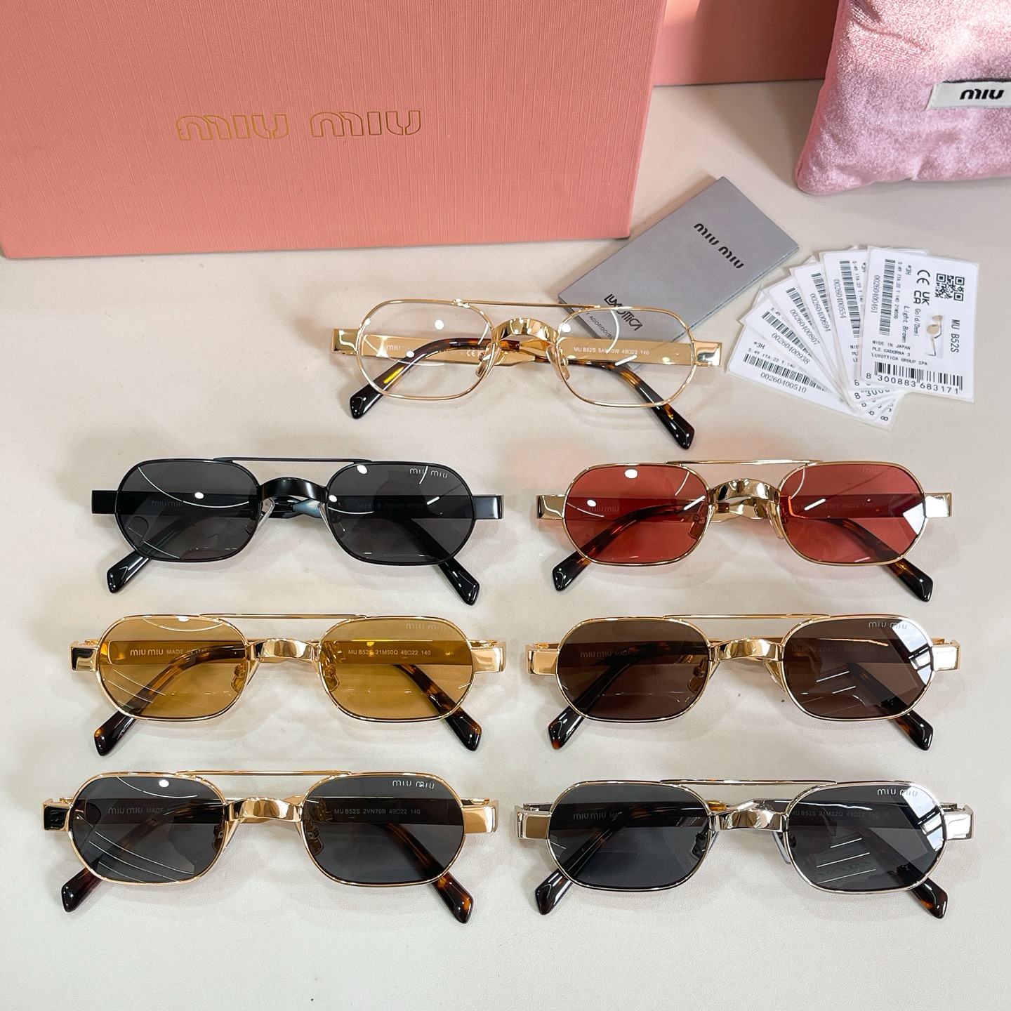 MIU M*🎀🎀🎀MODEL:MU B52S🎀🎀🎀SIZE：49口22-140🎀🎀🎀