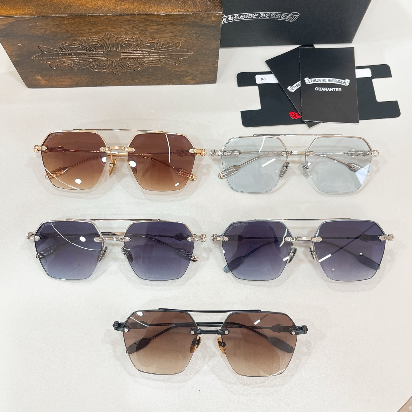 Chrome Heart*⚜️⚜️⚜️MODEL: FLUID⚜️⚜️⚜️SIZE：58口18-147⚜