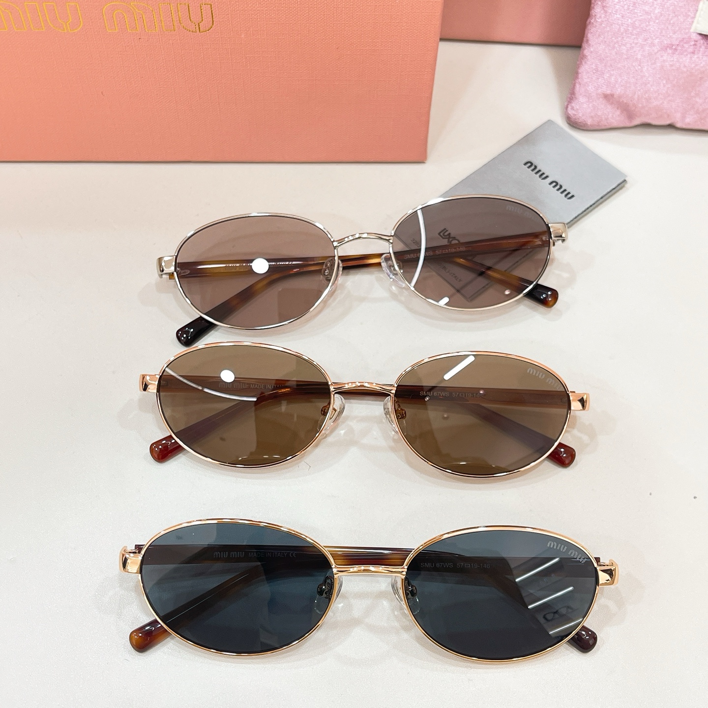 MIU M*🎀🎀🎀MODEL:SMU 67WS🎀🎀🎀SIZE：57口19-146🎀🎀🎀