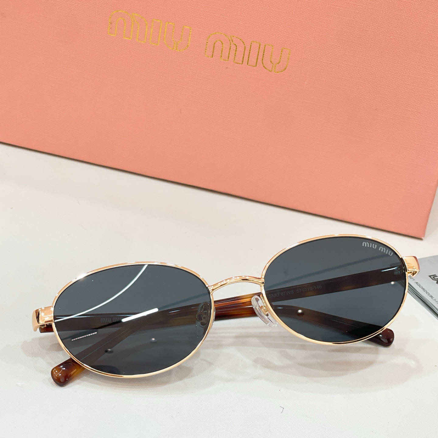 MIU M*🎀🎀🎀MODEL:SMU 67WS🎀🎀🎀SIZE：57口19-146🎀🎀🎀