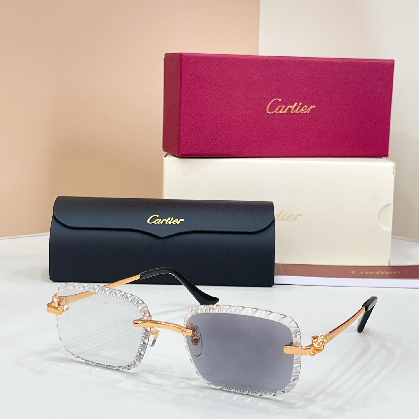 Cartie*✨✨✨MODELO：CT0803S✨✨✨TALLA: 143✨✨✨Gafas de sol🉐185, lentes fotocromáticas +25