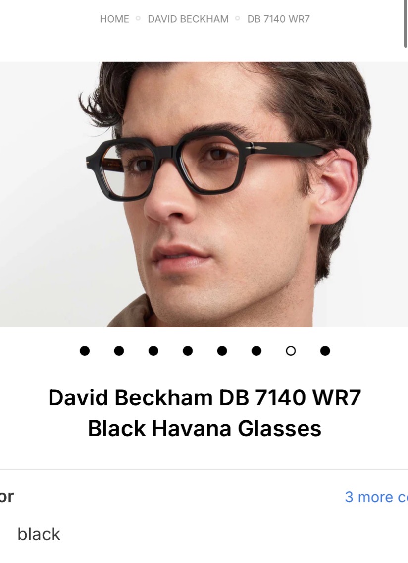 DAVID BECKHA*✨✨✨MODEL：DB 7140/S✨✨✨SIZE：48口20-145✨✨✨