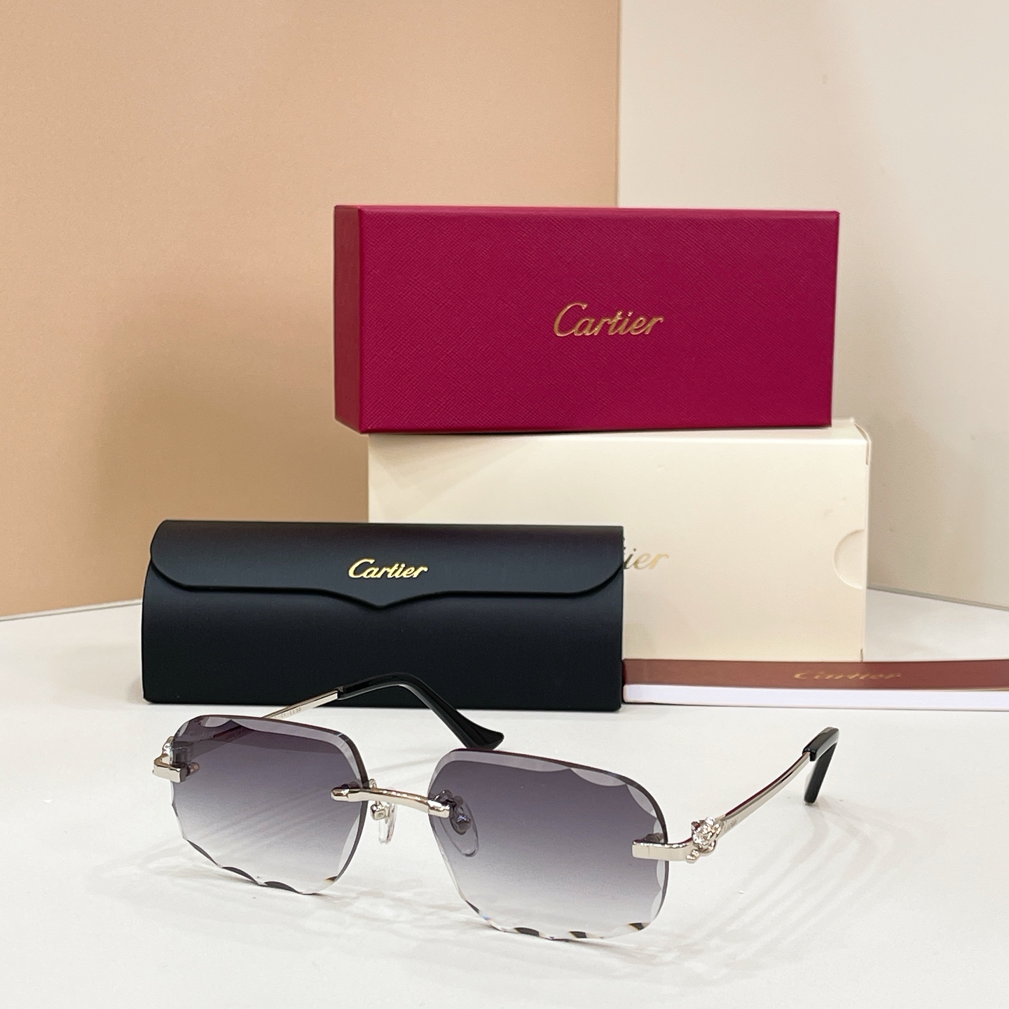 Cartie*✨✨✨MODELO：CT0804S✨✨✨TALLA: 143✨✨✨Gafas de sol🉐160, lentes fotocromáticas +25