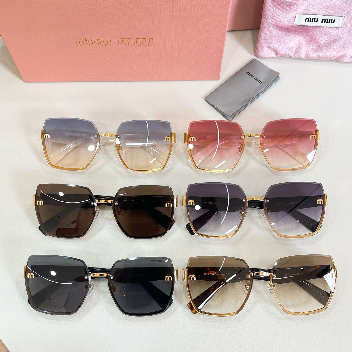 MIU M*🎀🎀🎀MODEL:MU69ZS🎀🎀🎀SIZE：62口16-145🎀🎀🎀