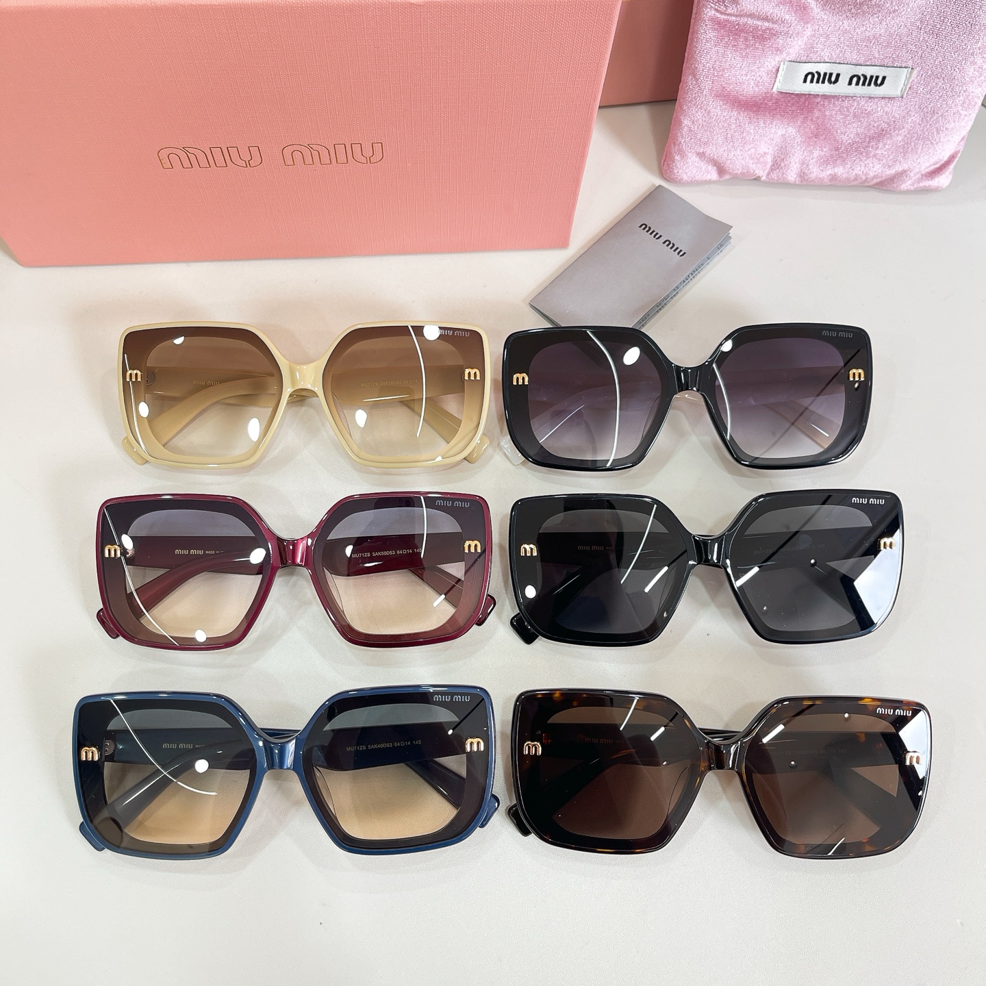 MIU M*🎀🎀🎀MODEL:MU71ZS🎀🎀🎀SIZE：64口14-145🎀🎀🎀