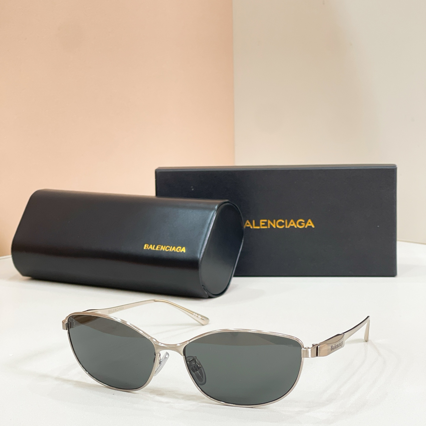 Balenciaga 太阳镜 金属 椭圆