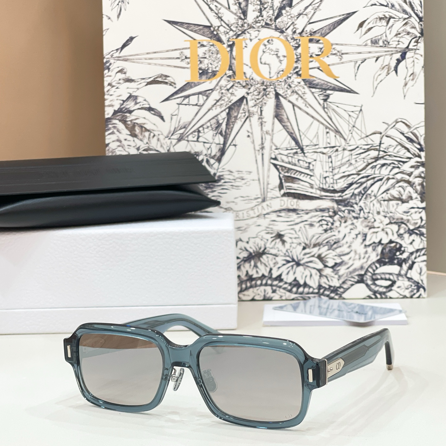 Lunettes de soleil DIOR en acétate rectangulaires