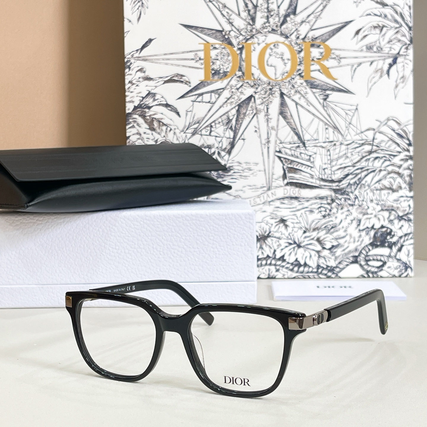 DIOR Lunettes de vue Monture carrée en acétate