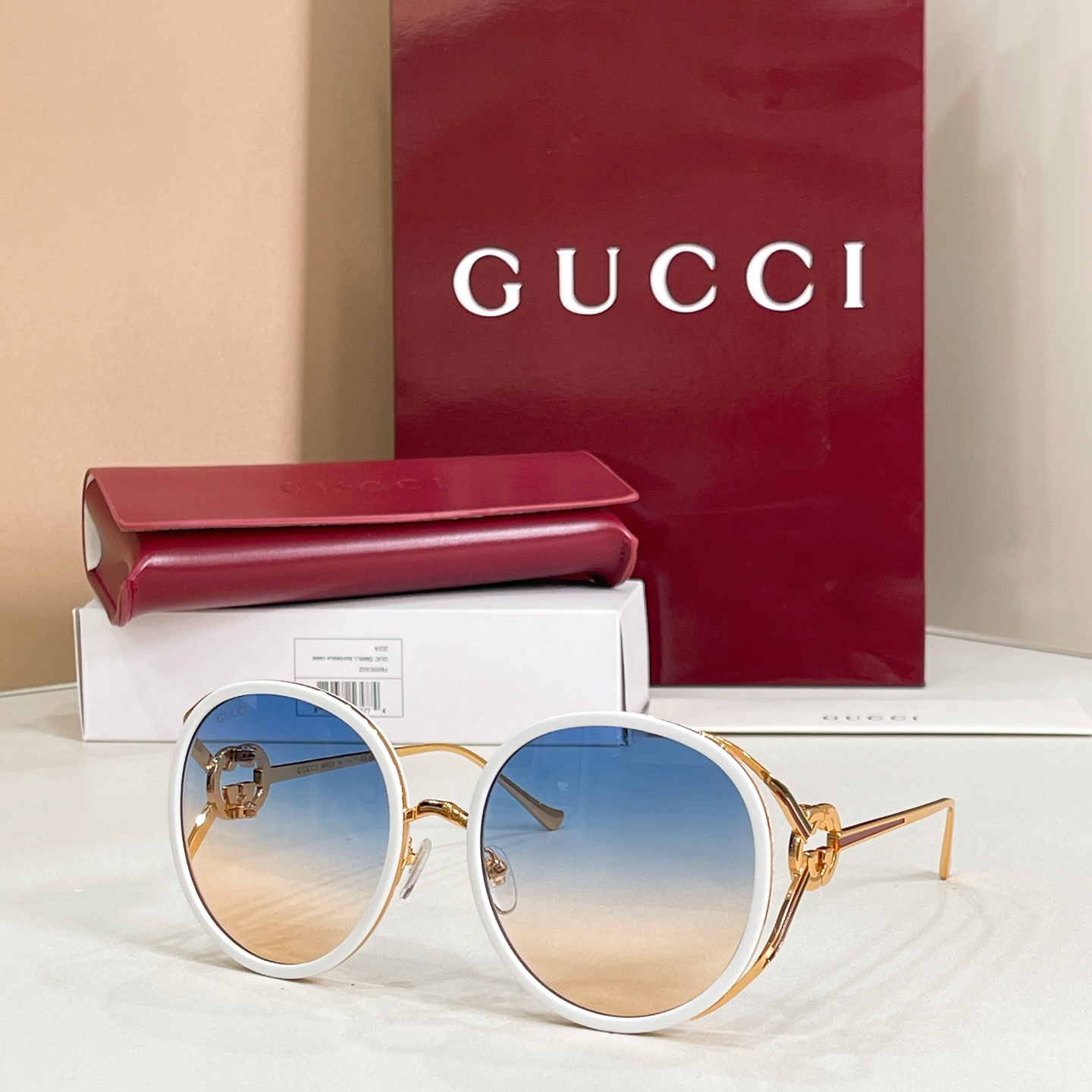GUCCI Sunglasses GG1622 Round Metal