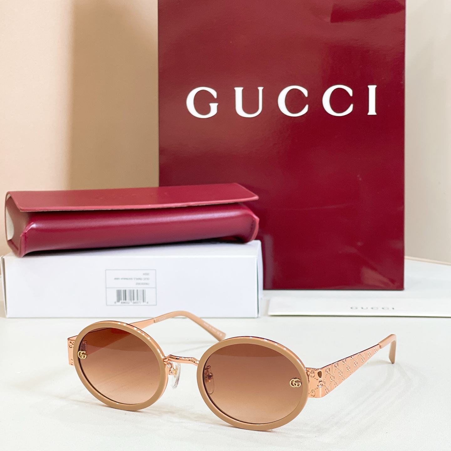 GUCCI Sunglasses Metal Round GG2033SK