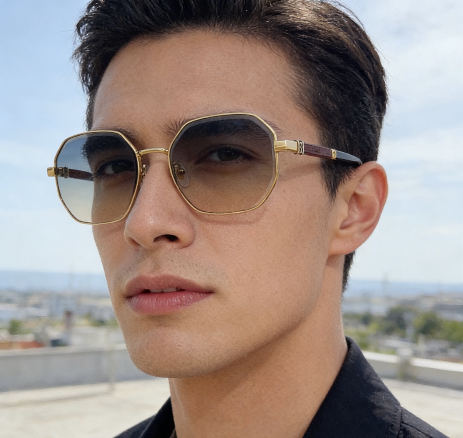 Cartier Octagonal Sunglasses