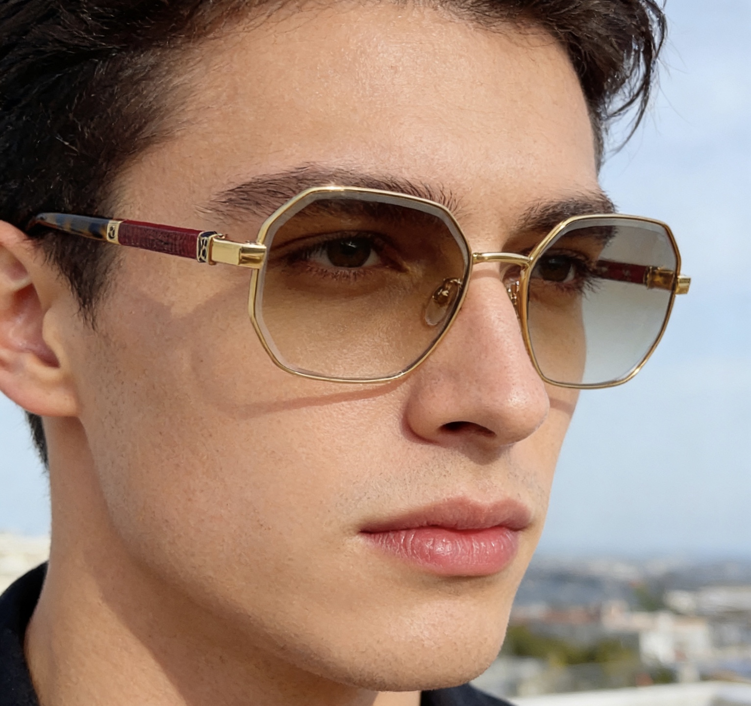 Cartier Octagonal Sunglasses