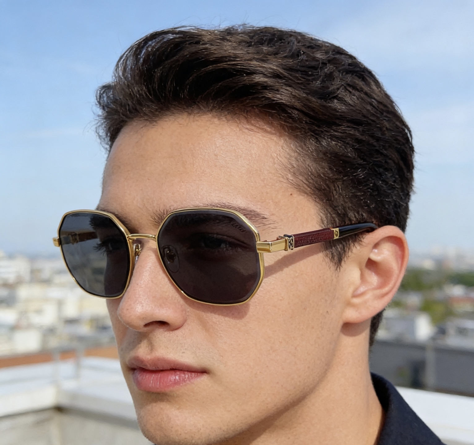 Cartier Octagonal Sunglasses