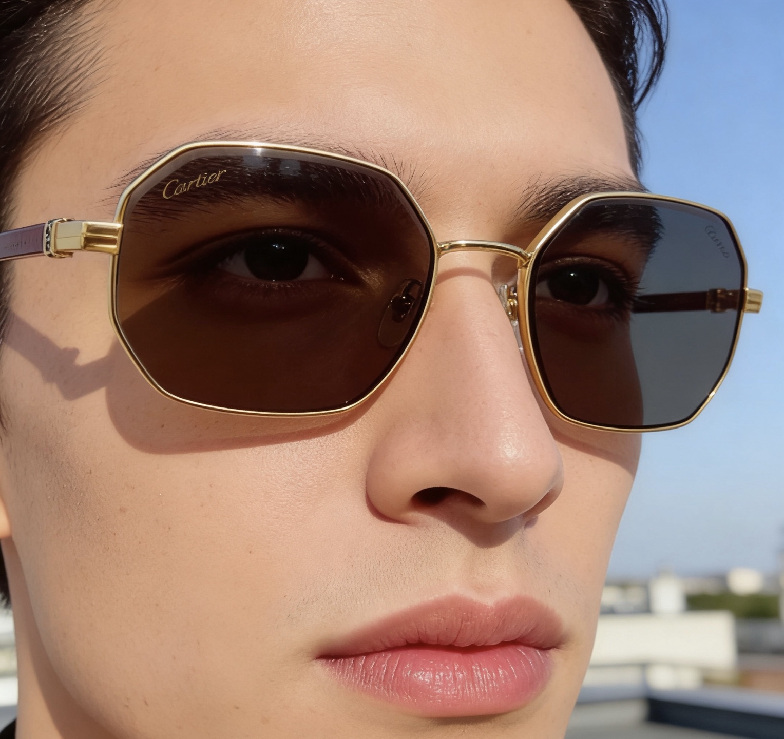 Cartier Octagonal Sunglasses
