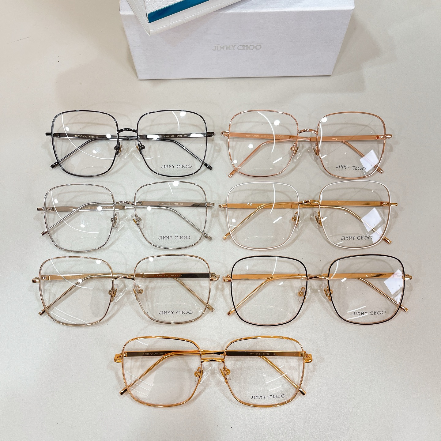 JIMMY CHOO✨✨✨MODEL：JC366✨✨SIZE：57口16-145✨✨✨