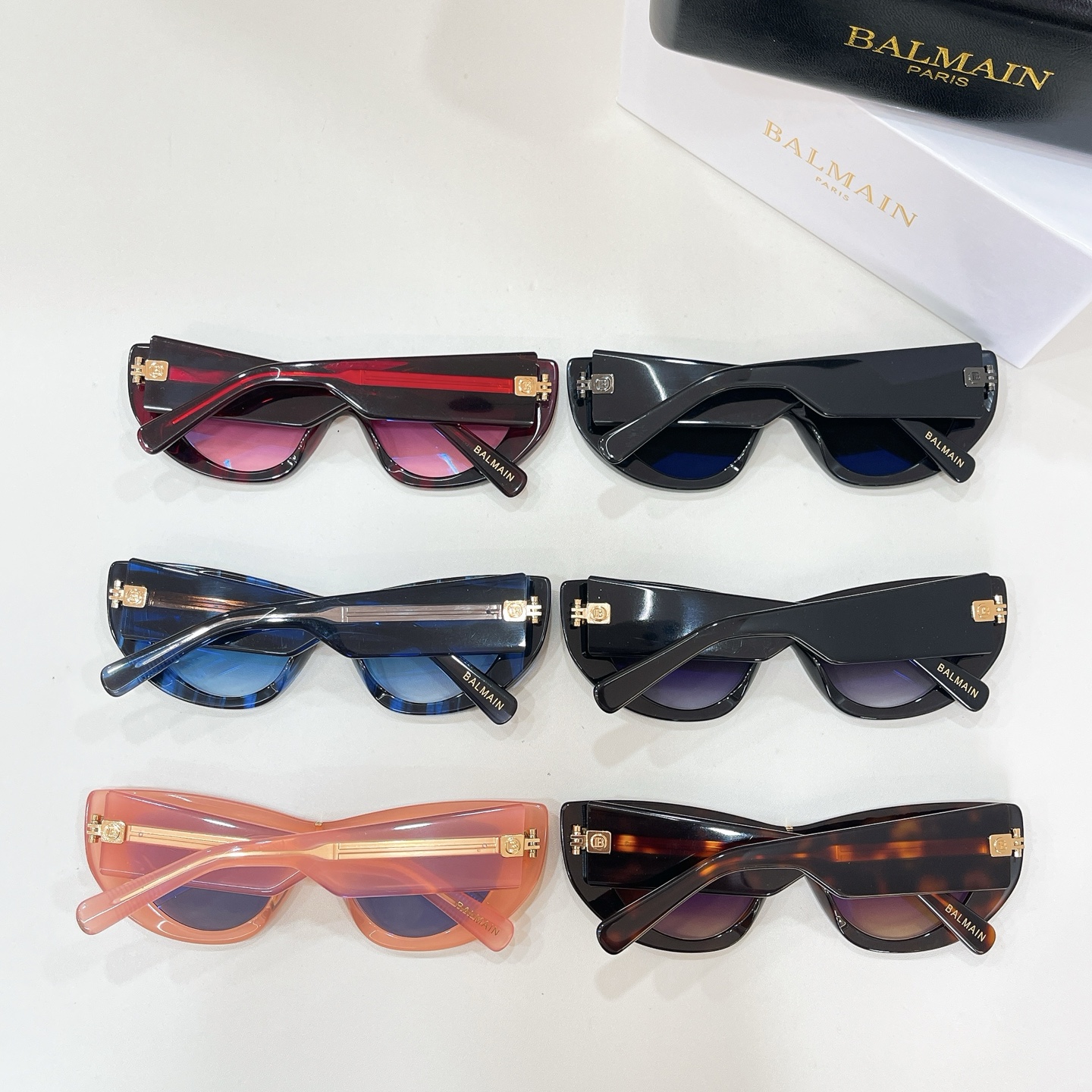BALMAIN 巴尔曼🍁🍁🍁MODEL：B-MUSE--55//BLK- GLD🍁🍁🍁SIZE：55口1