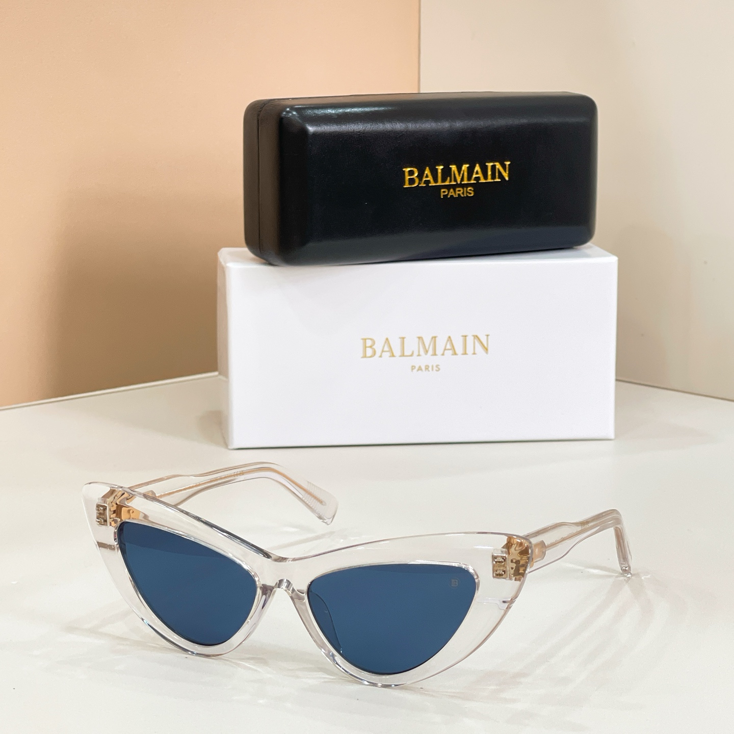 BALMAIN 巴尔曼🍁🍁🍁MODEL：Jolie-159A-42//BLK- GLD🍁🍁🍁SIZE：5