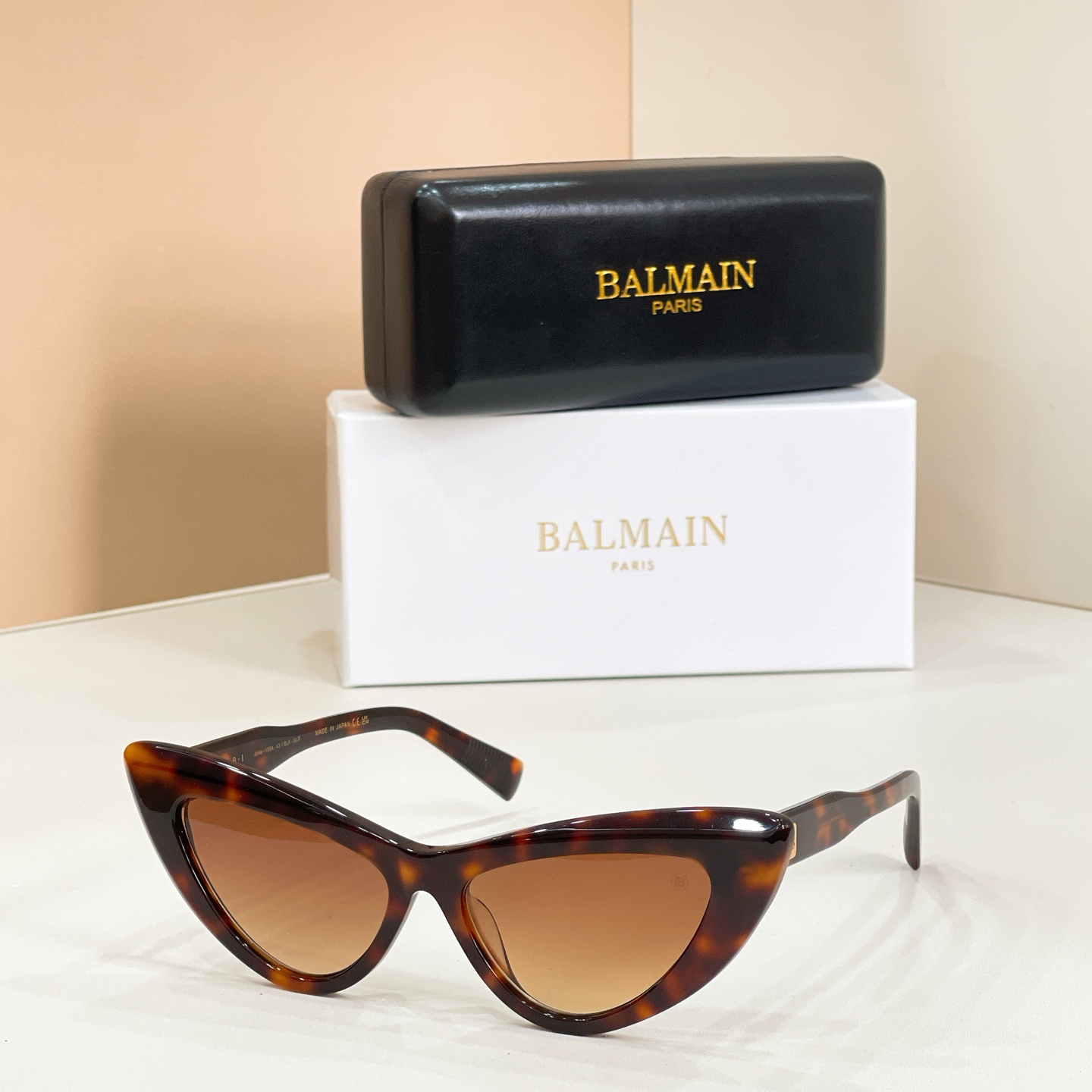 BALMAIN 巴尔曼🍁🍁🍁MODEL：Jolie-159A-42//BLK- GLD🍁🍁🍁SIZE：5