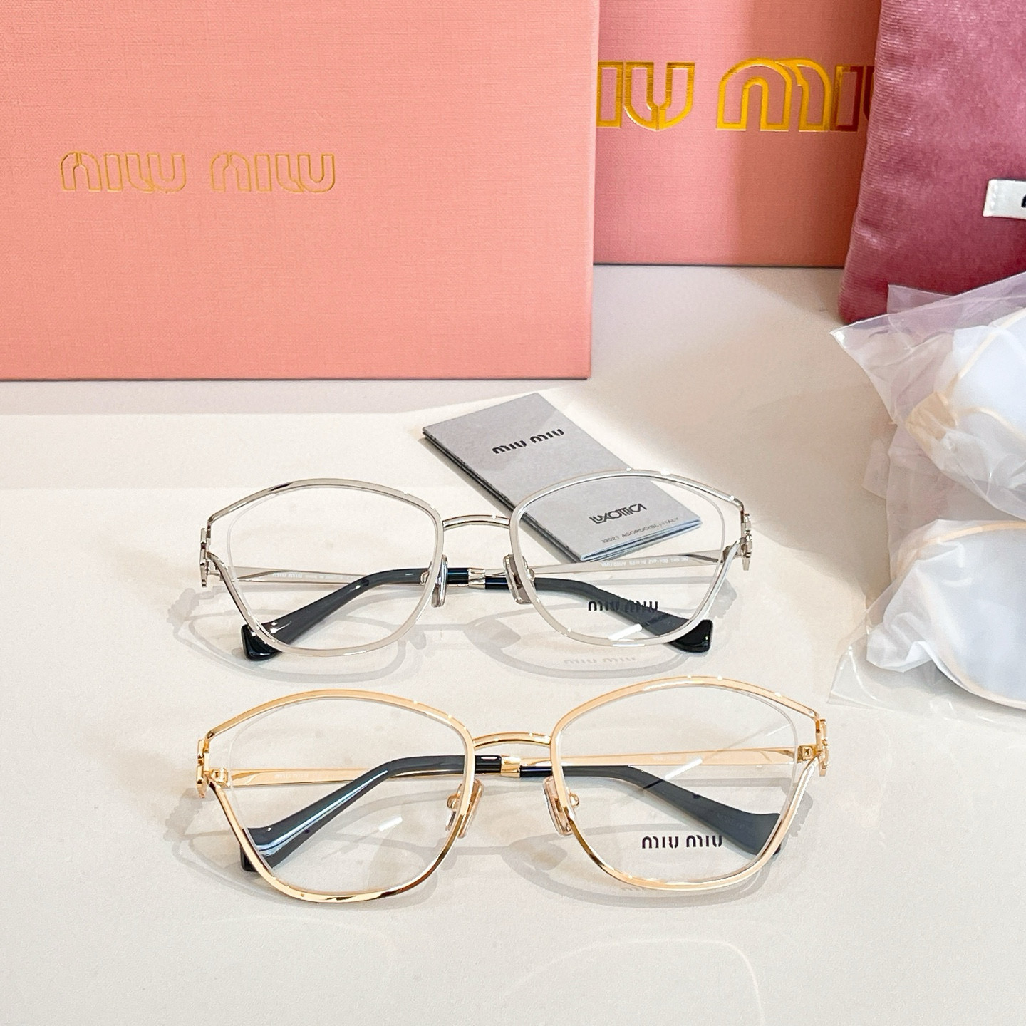 MIU M*🎀🎀🎀MODEL: VMU 53UV🎀🎀🎀SIZE：55口19-140🎀🎀🎀高版本~~