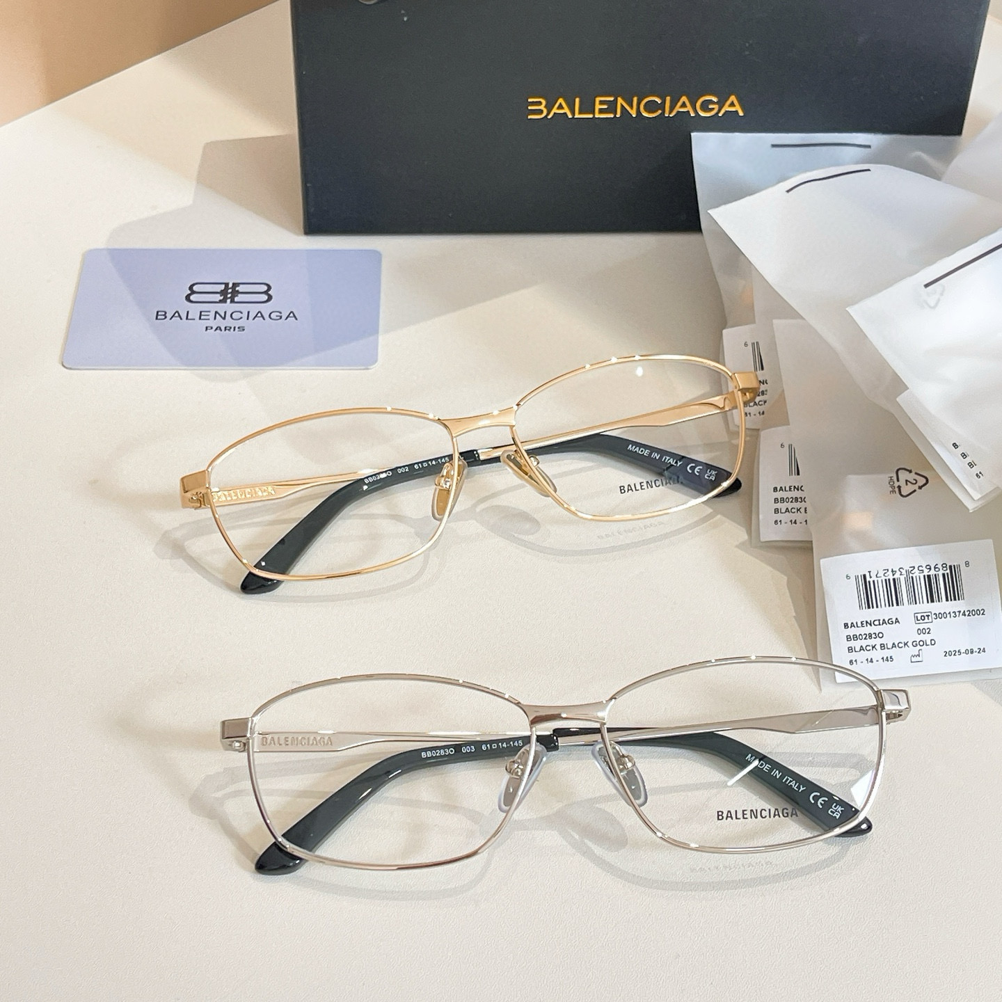 BALENCIAG*巴黎*世家⚜️⚜️⚜️MODEL：BB0283O⚜️⚜️⚜️SIZE：61口14-1