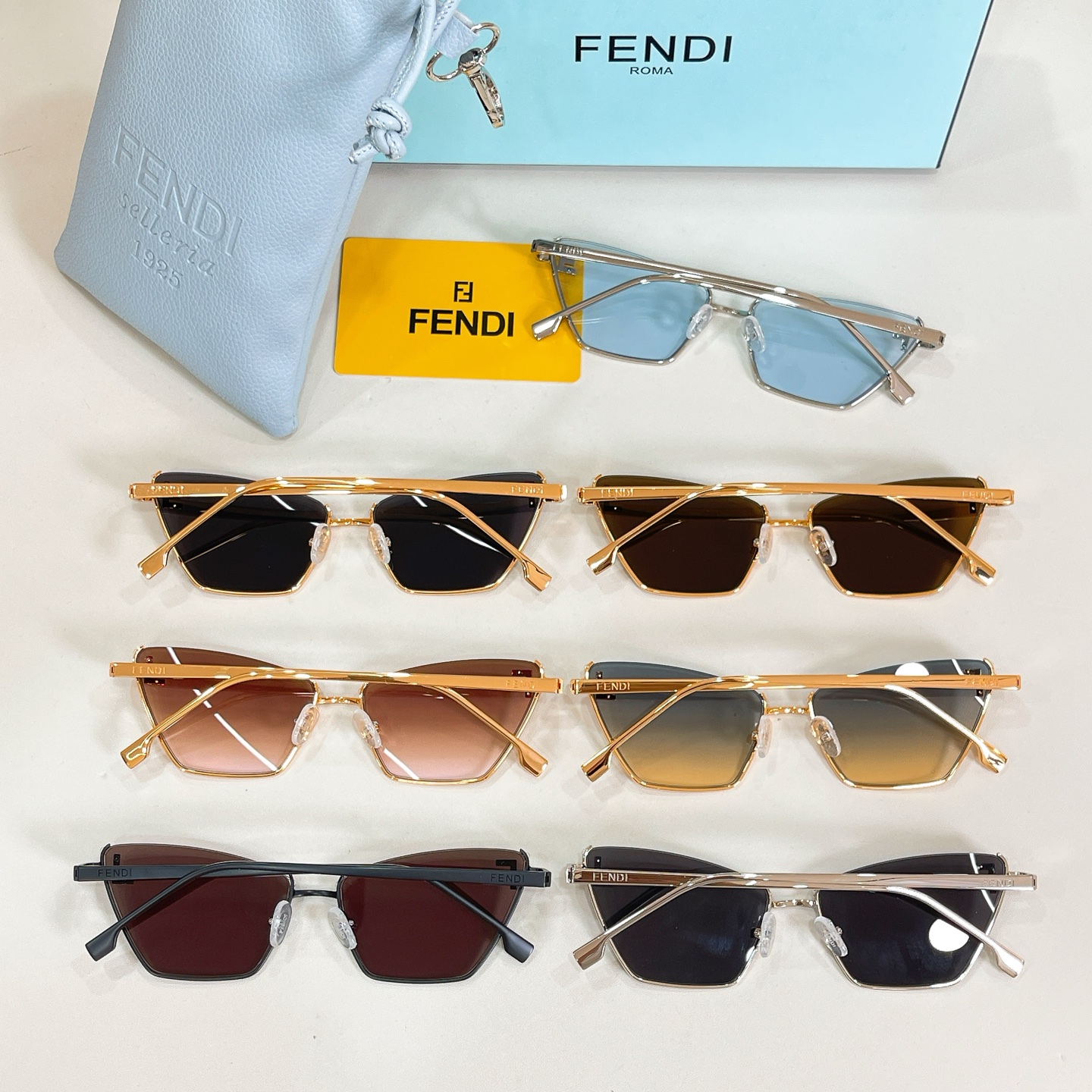 FENDI✨✨✨MODEL：FE 4104✨✨ SIZE：57口16-145✨✨✨