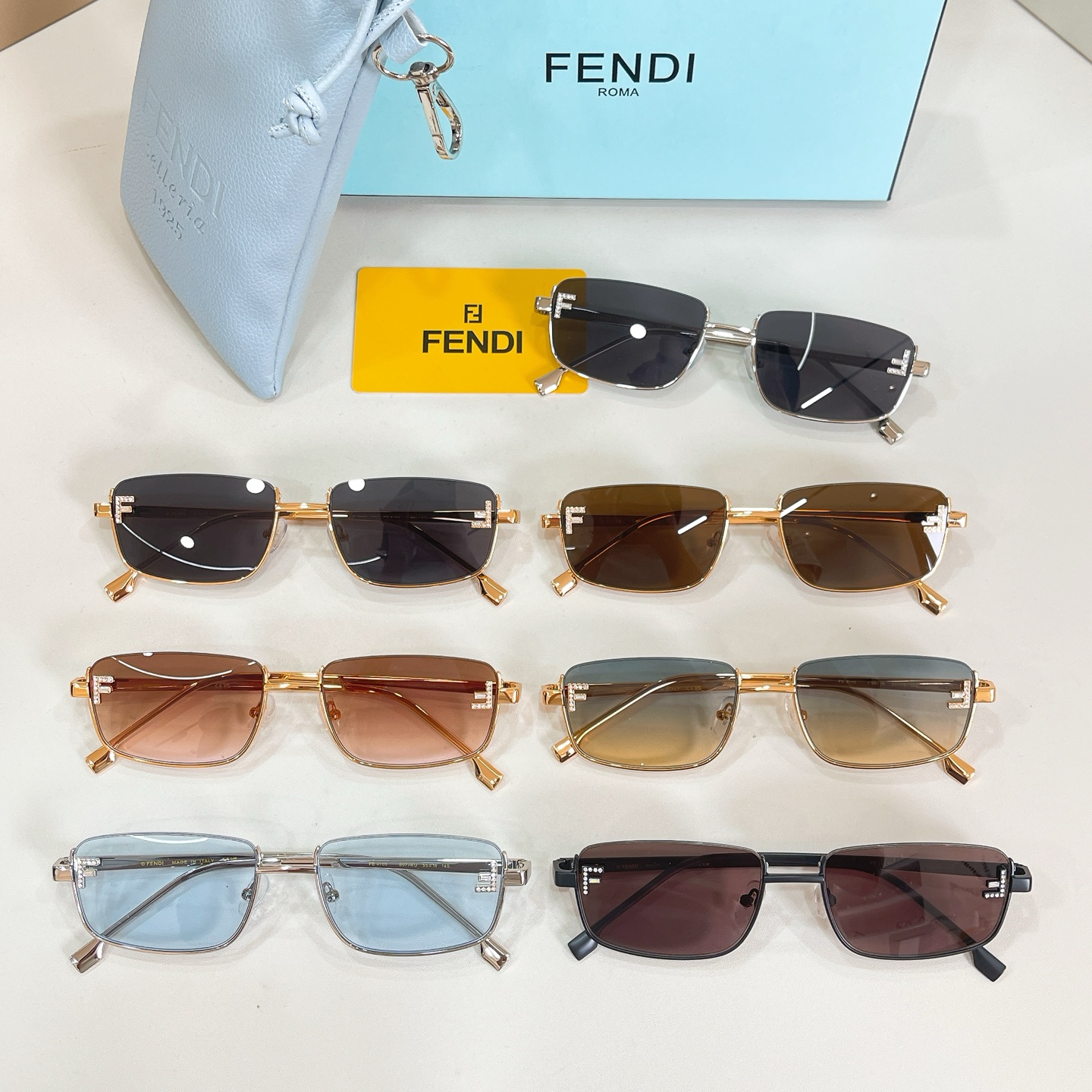 FENDI✨✨✨MODEL：FE 4105✨✨ SIZE：55口18-145✨✨✨