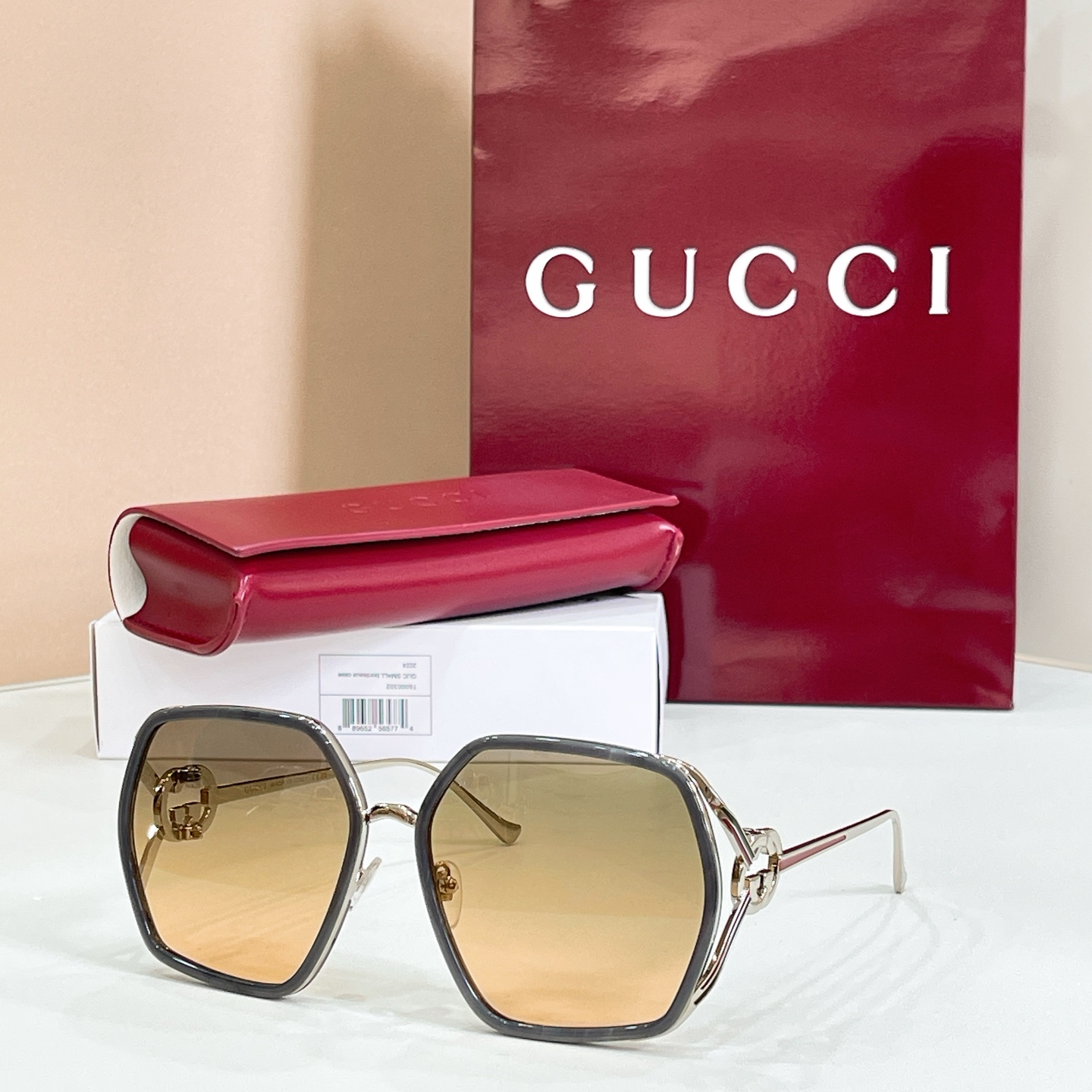 GUCC*🐝🐝🐝MODEL：GG1621🐝🐝🐝SIZE：63口17-132🐝🐝