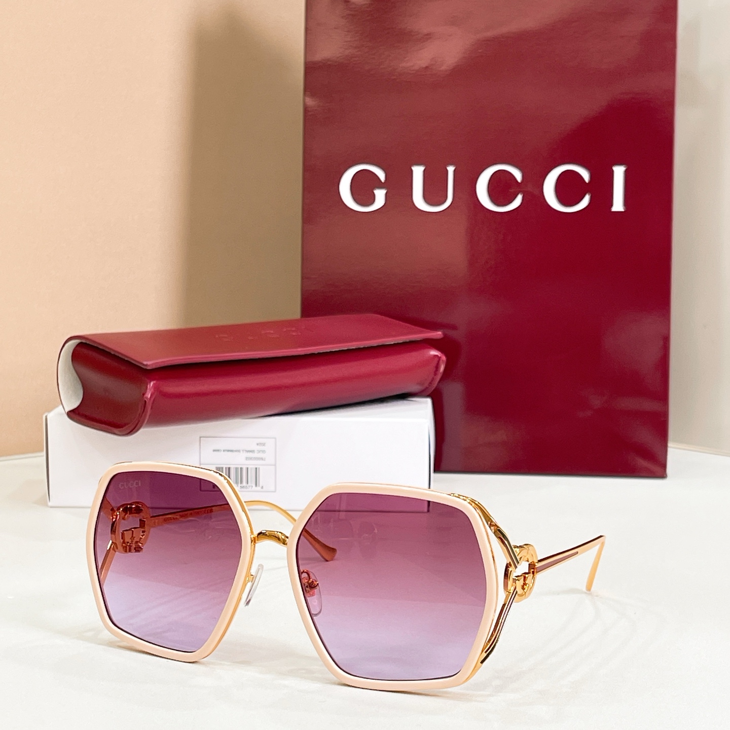 GUCC*🐝🐝🐝MODEL：GG1621🐝🐝🐝SIZE：63口17-132🐝🐝