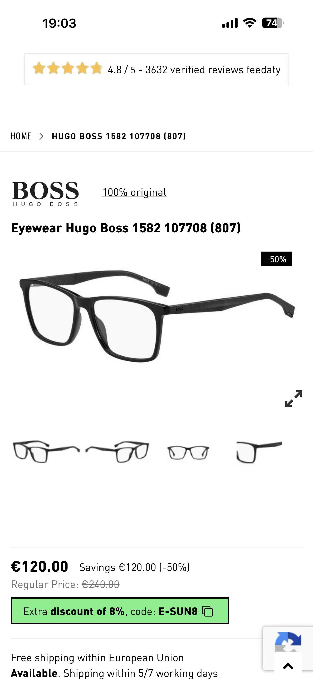 BOSS✨✨✨MODEL: Boss 1582✨✨✨SIZE：56口16-145✨✨✨
