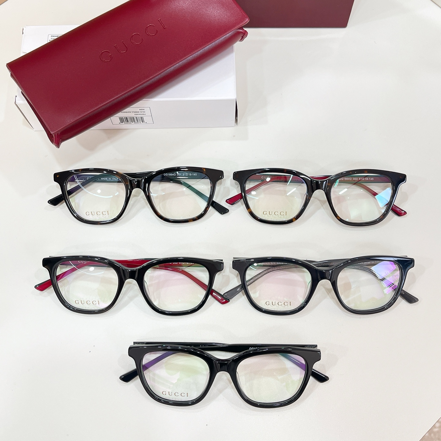GUCC*🐝🐝🐝MODEL：GG1864O🐝🐝🐝SIZE：51口19-145🐝🐝