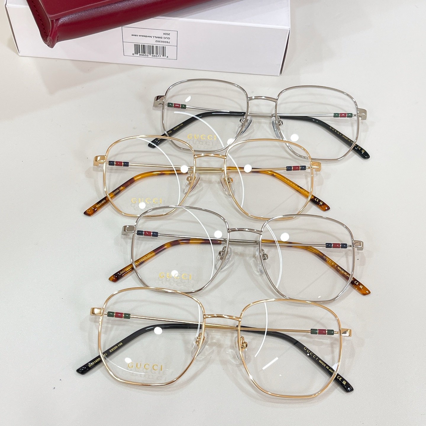 GUCC*🐝🐝🐝MODEL：GG2140O🐝🐝🐝SIZE：53口20-145🐝🐝