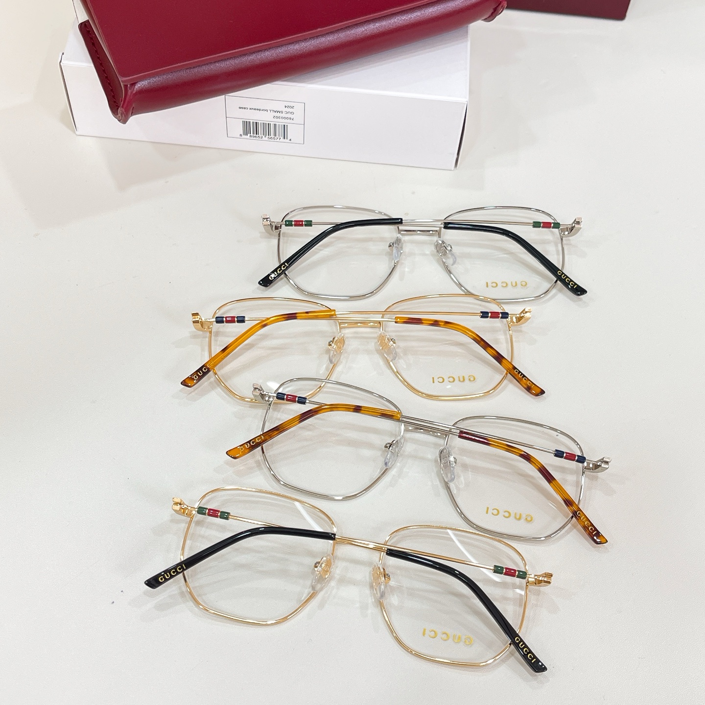 GUCC*🐝🐝🐝MODEL：GG2140O🐝🐝🐝SIZE：53口20-145🐝🐝