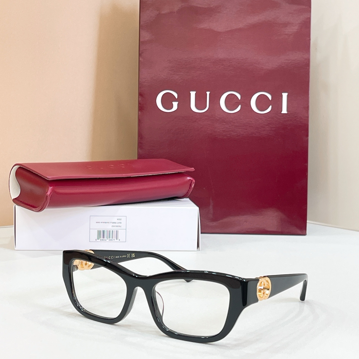 GUCC*🐝🐝🐝MODEL：GG2125O🐝🐝🐝SIZE：52口18-135🐝🐝