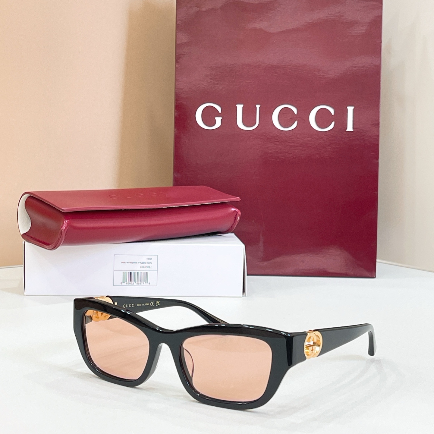 GUCC*🐝🐝🐝MODEL：GG2125O🐝🐝🐝SIZE：52口18-135🐝🐝