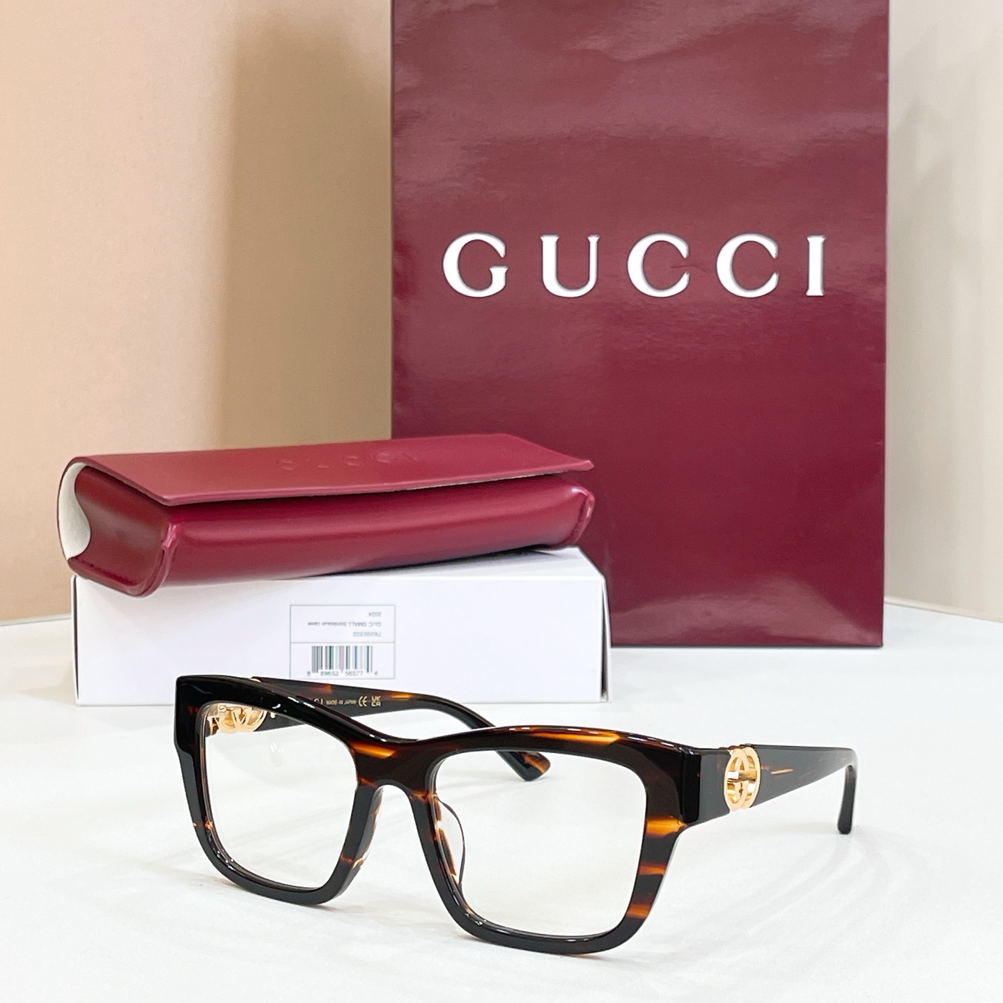 GUCC*🐝🐝🐝MODEL：GG2124O🐝🐝🐝SIZE：52口18-135🐝🐝