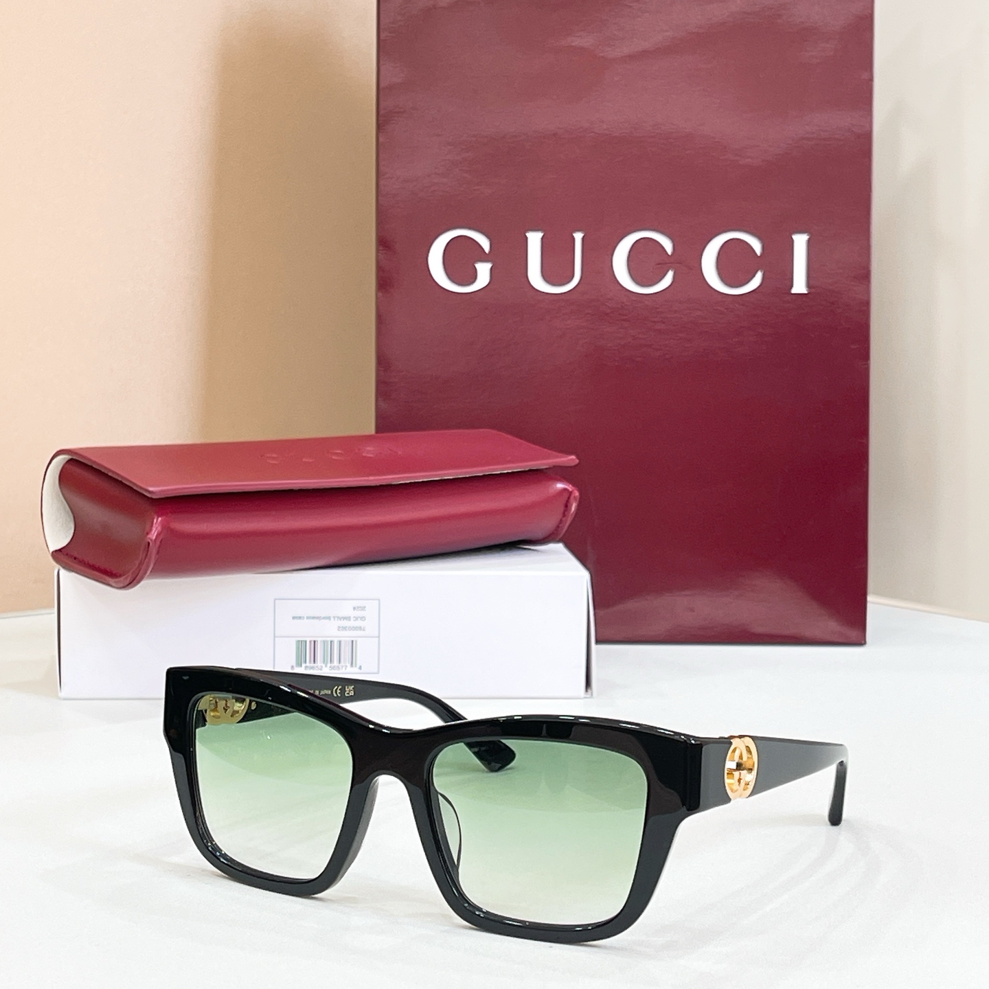 GUCC*🐝🐝🐝MODEL：GG2124O🐝🐝🐝SIZE：52口18-135🐝🐝