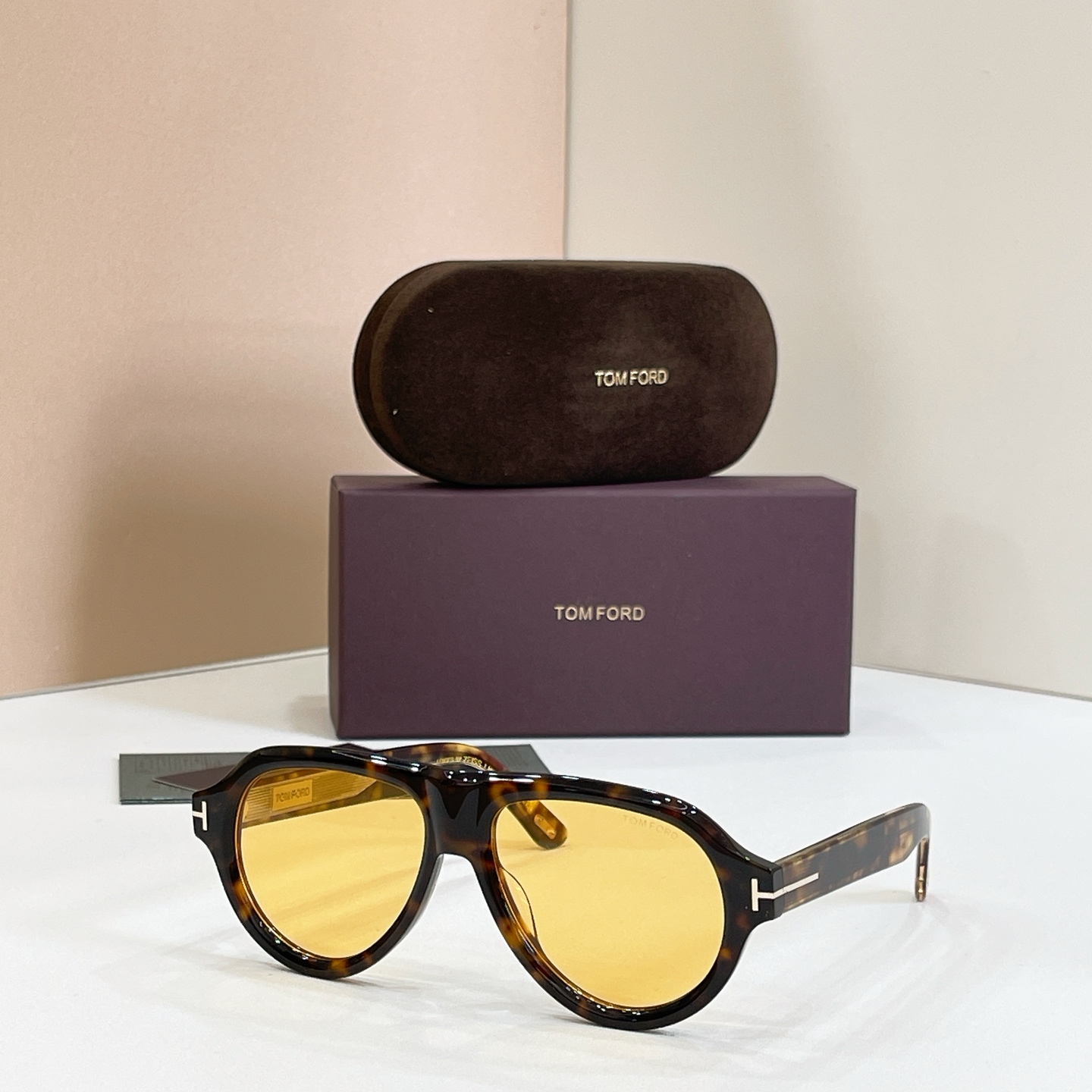 TOM FORD Sunglasses Acetate Round Frame