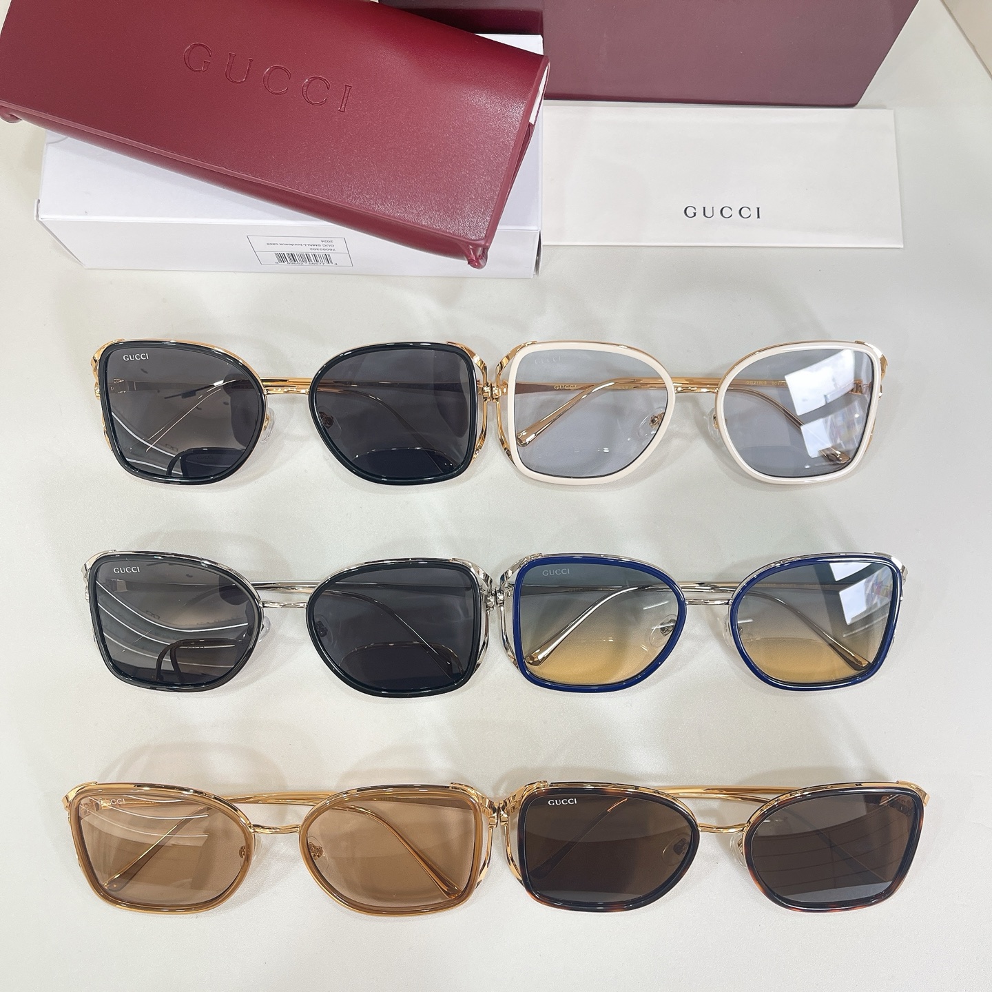 Gucci 14016073Gucci MODEL：GG2180S SIZE：56口19-140