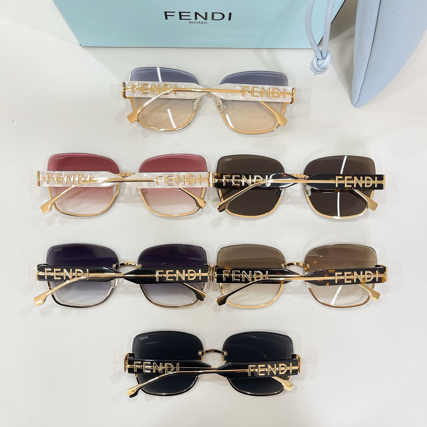 FENDI✨✨✨MODEL：FE  40153I✨✨ SIZE：62口16-145✨✨✨