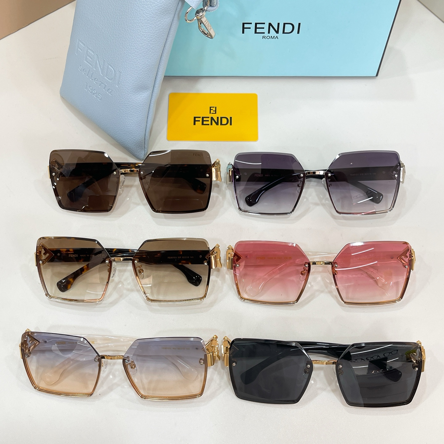 Fendi FENDI MODEL：FE 40151I SIZE：62口16-140