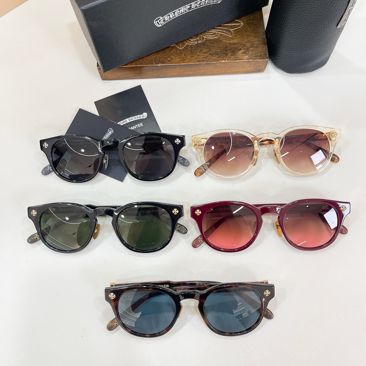 Chrome Hearts CHROME HEART* MODEL：DINGALONGLINGLONG SIZE：49口24-147