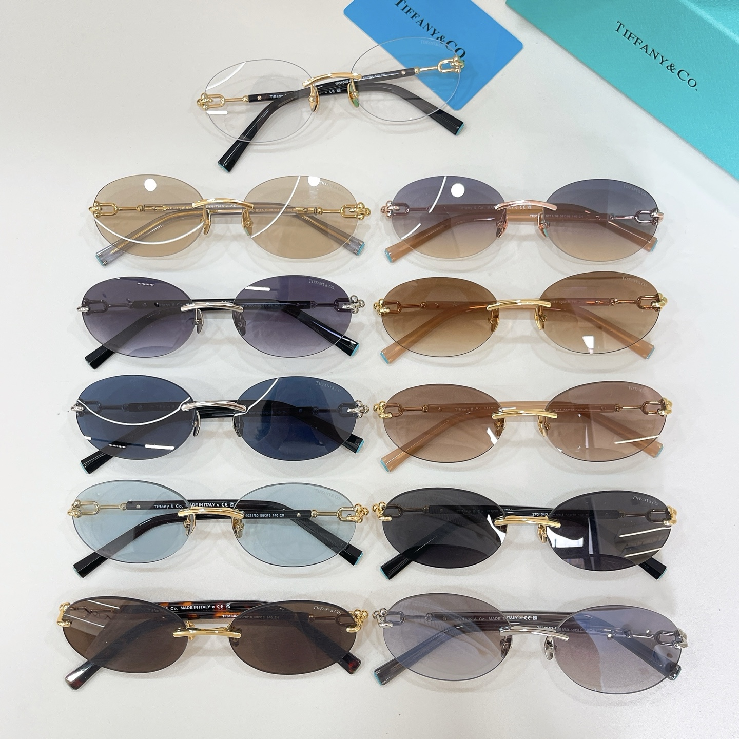 Tiffany & Co. TIFFANY&Co. MODEL：TF3104D SIZE：58口18-140