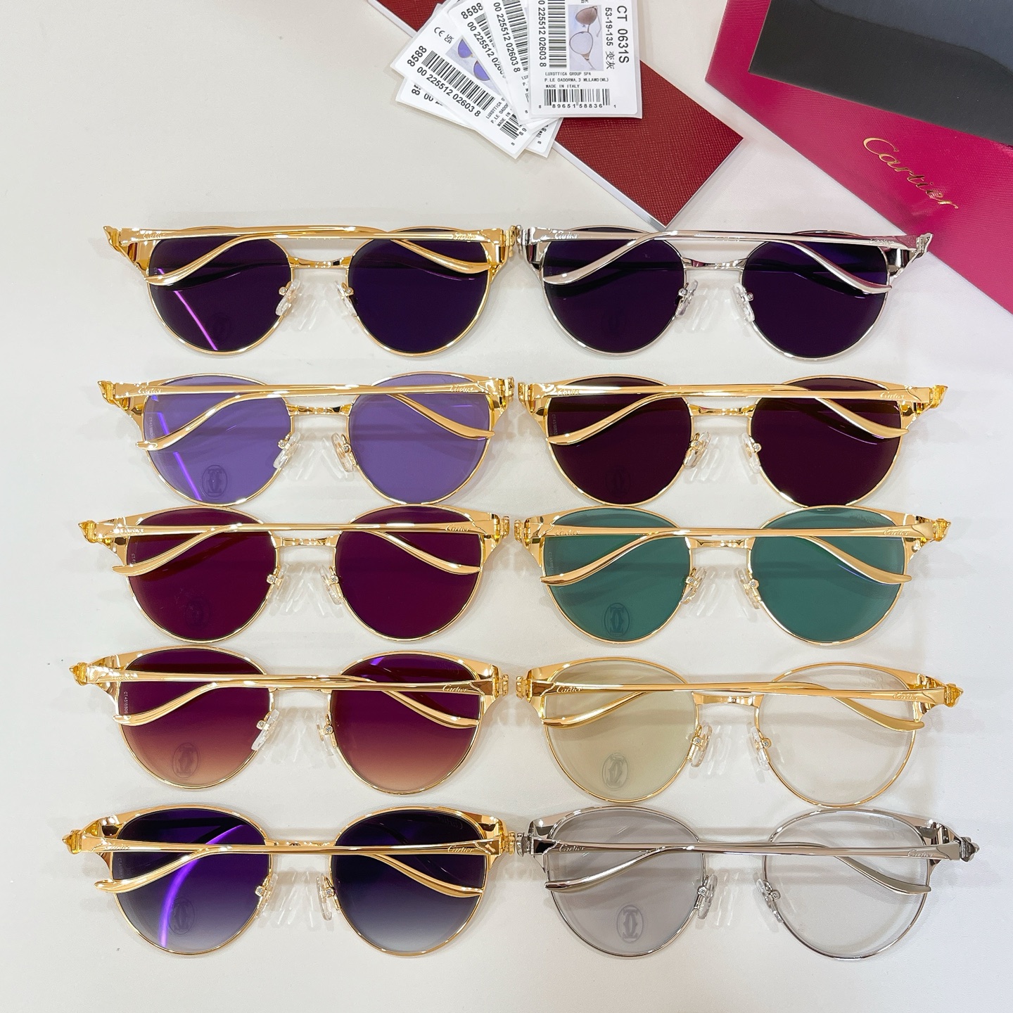 Cartier 13015073Cartie* MODEL：CT0631S SIZE:135
