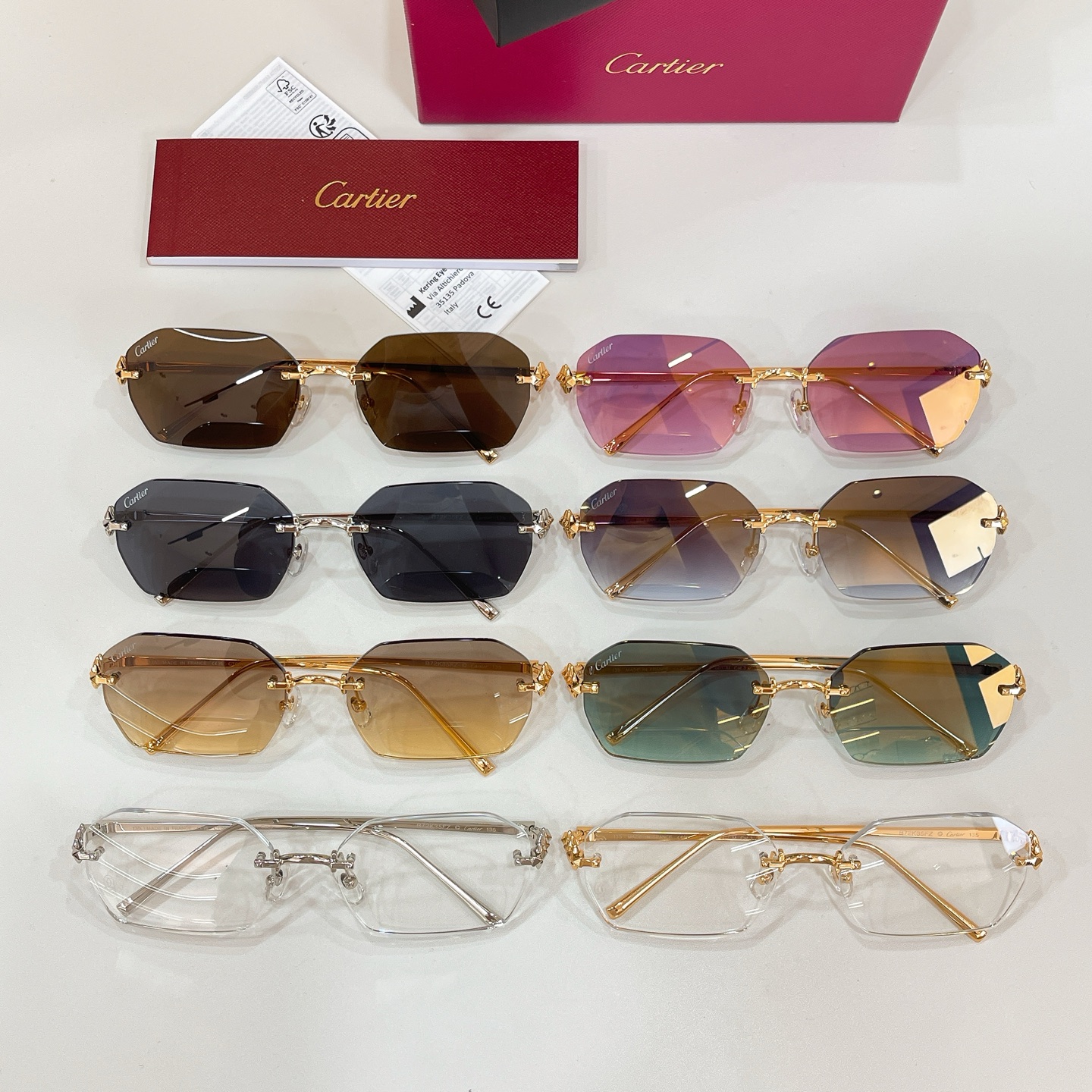Cartier 13015076Cartie* MODEL：CT0648O SIZE:135