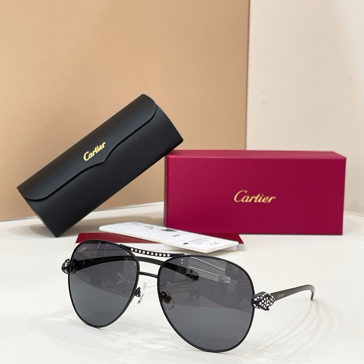 Cartier 15018073Cartie* MODEL：CT0735S SIZE:130 钛～～
