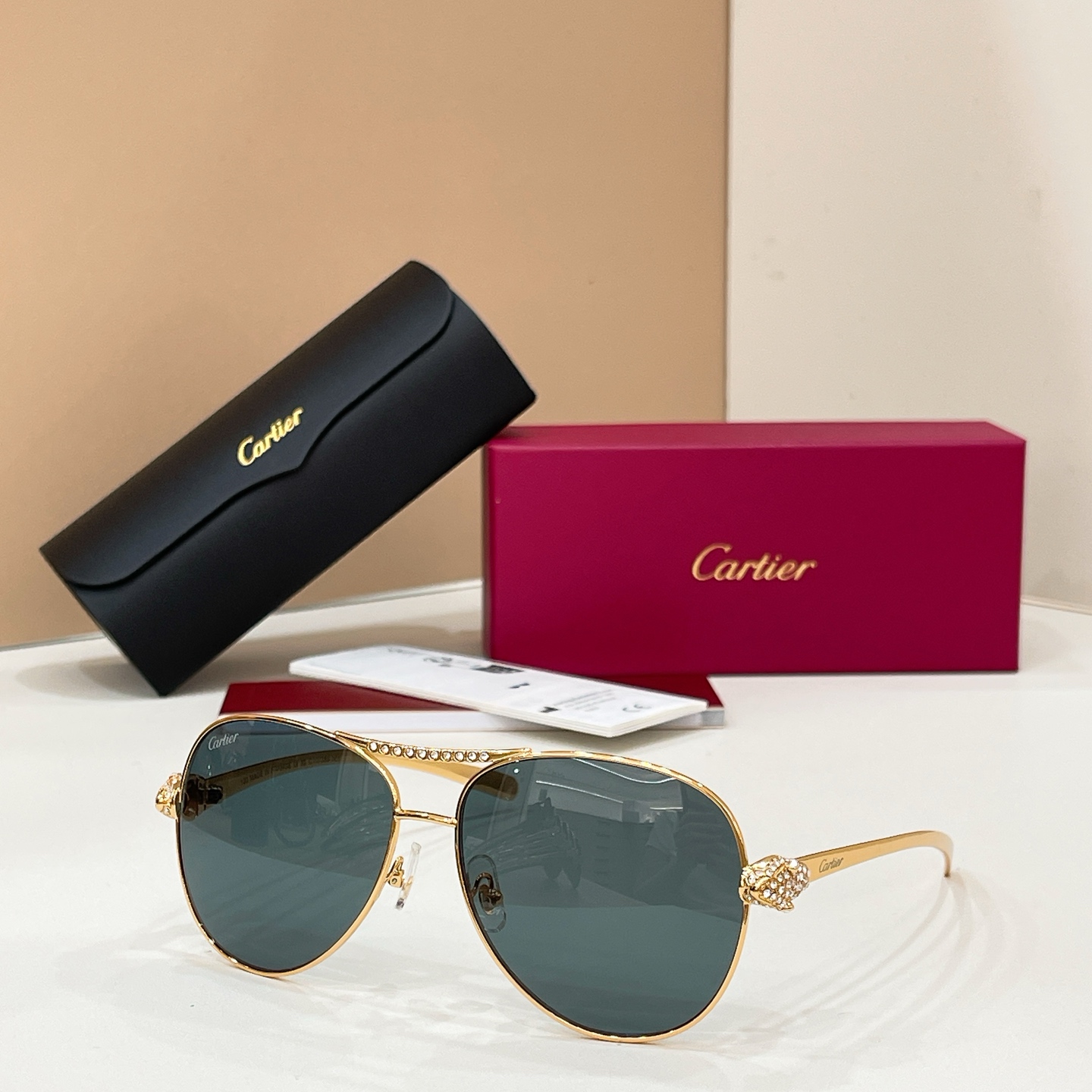 Cartier 15018073Cartie* MODEL：CT0735S SIZE:130 钛～～