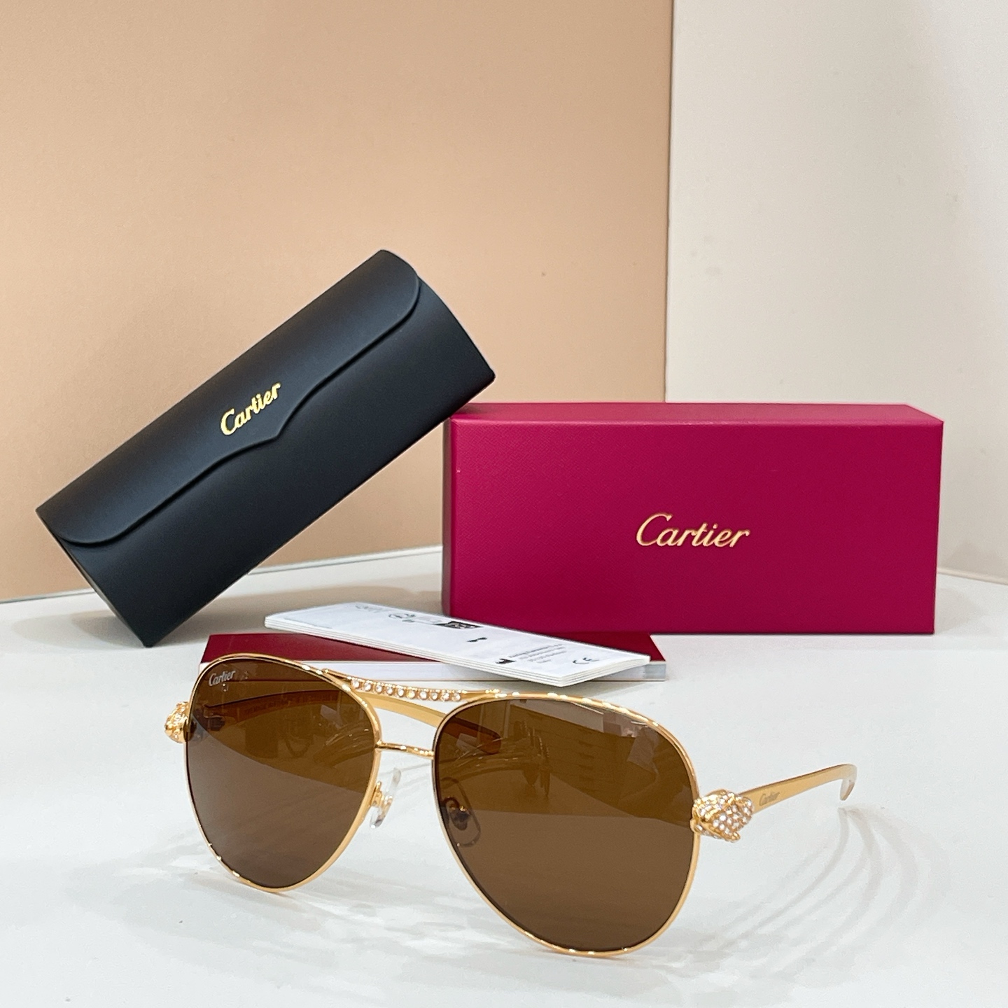 Cartier 15018073Cartie* MODEL：CT0735S SIZE:130 钛～～