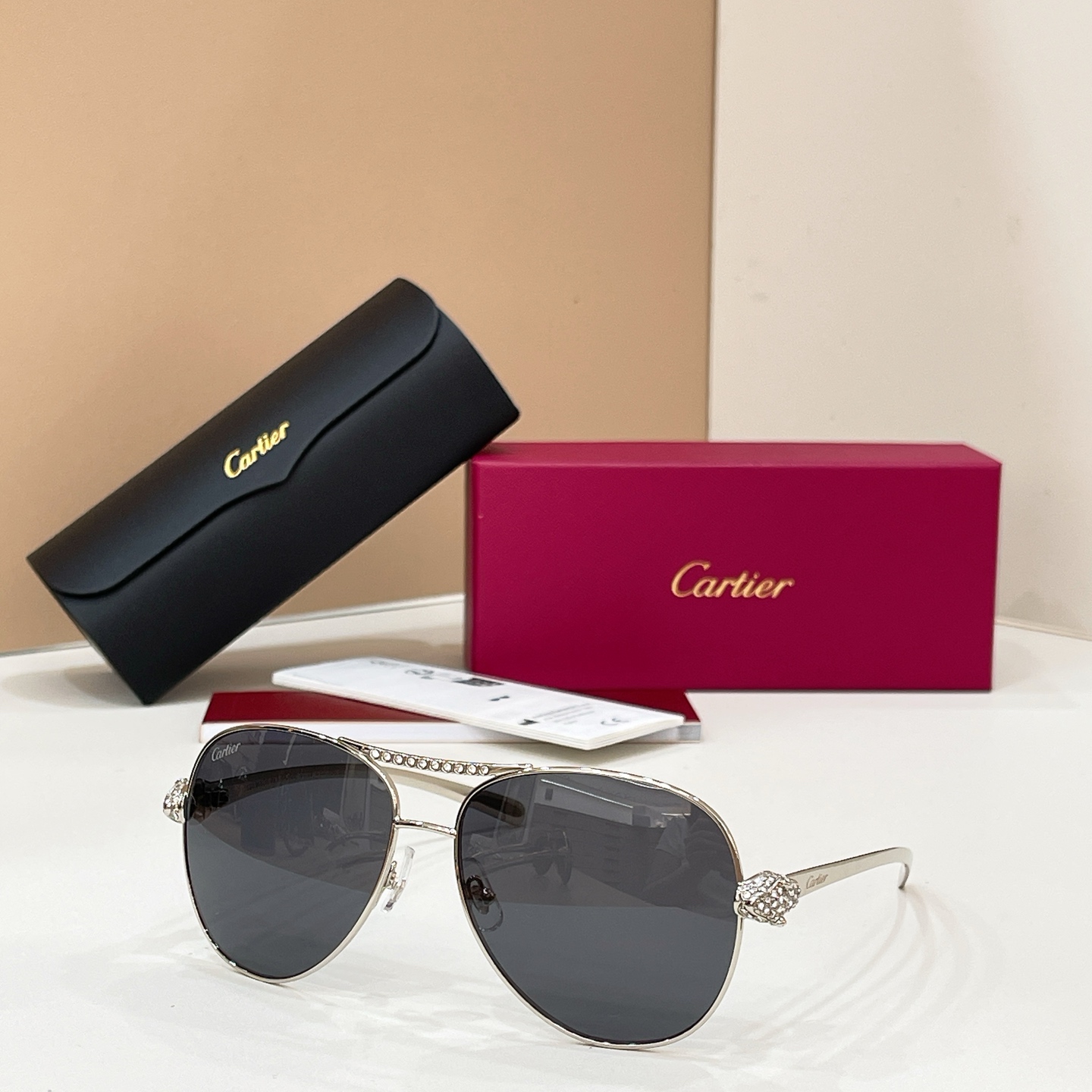 Cartier 15018073Cartie* MODEL：CT0735S SIZE:130 钛～～