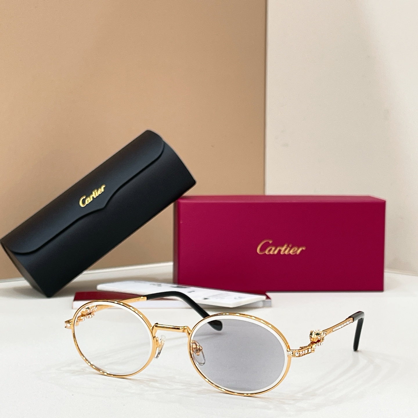 Cartier Cartie* MODEL：CT0729S SIZE:143 太阳镜，变色片